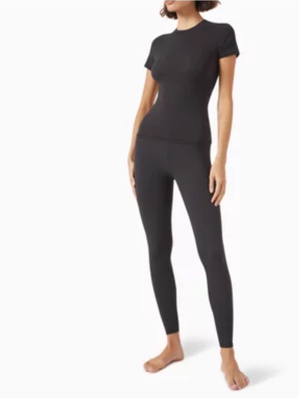 SKIMS Black Seamless Leggings
